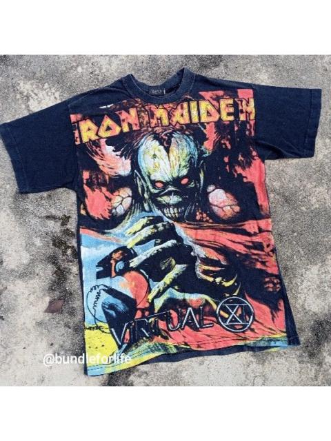 Other Designers VTG 2000s Bootleg Iron Maiden AOP 💀💥 Tshirt band Metal 🎸