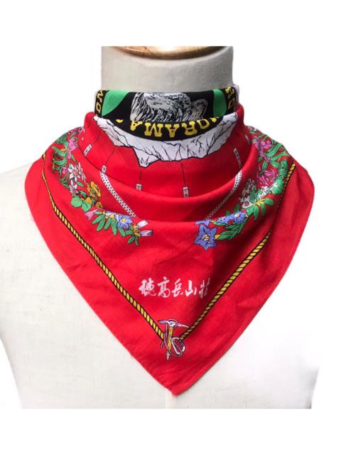 Other Designers Outdoor Life - japanese Mt. Okuho bandana handkerchief