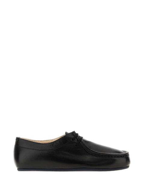 Jil Sander Jil Sander Women Black Leather Lace-Up Shoes