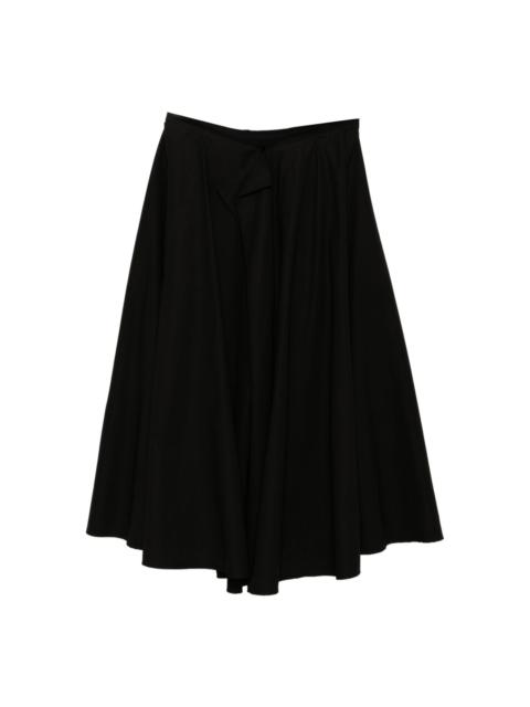 Yohji Yamamoto twill reversible skirt