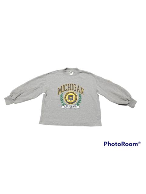 Other Designers American College - University of Michigan cropped top Jumper