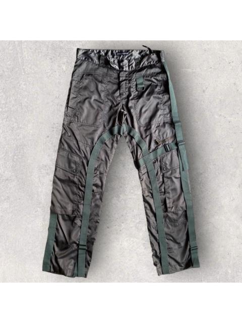 Dolce & Gabbana FW03 Runway Parachute Bondage Nylon Pants