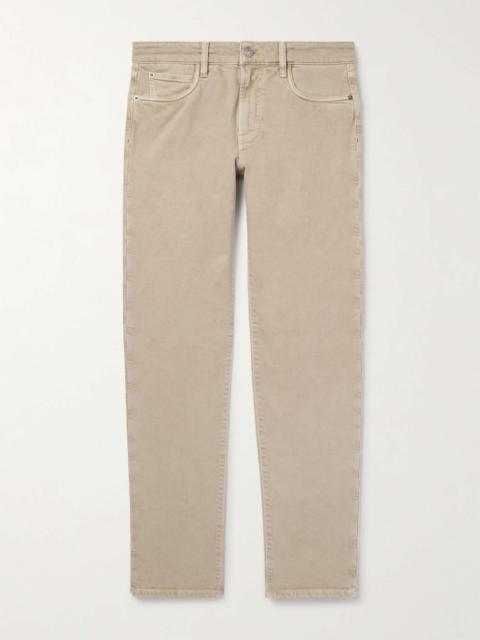 Quarona Slim-Fit Stretch-Cotton Twill Trousers