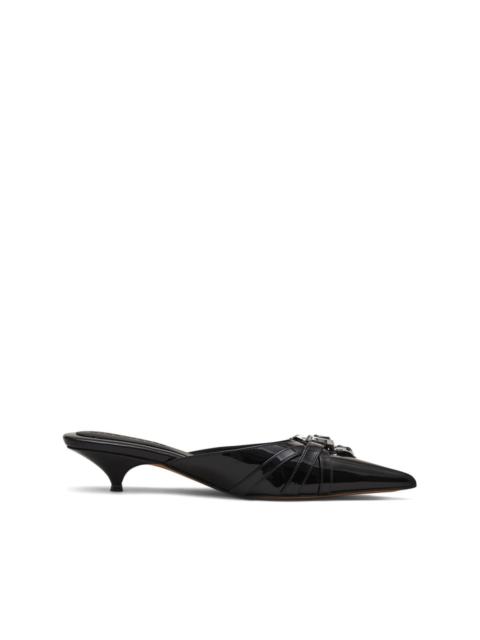 Marc Jacobs The Patent Leather J Marc Buckle mules