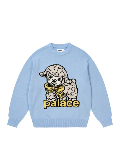 PALACE LAMB KNIT SKYLINE BLUE