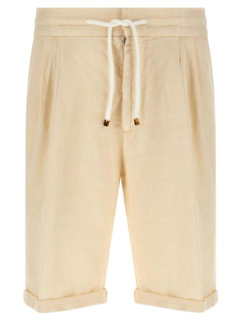 Brunello Cucinelli Brunello Cucinelli Men Linen Bermuda Shorts