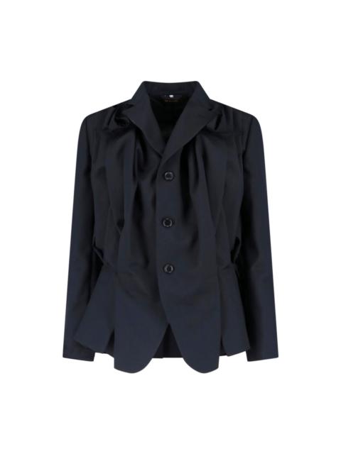 Comme Des Garçons Pleated Blazer