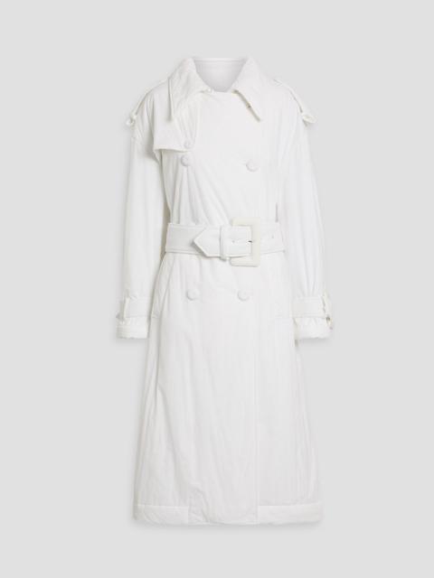 MM6 Maison Margiela Double-breasted padded cotton trench coat