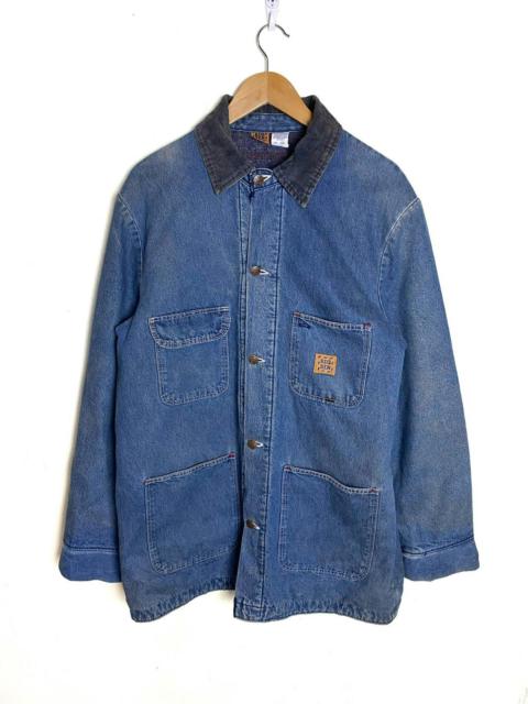 Other Designers True Vintage Big Ben Denim Blanket Lined Jacket