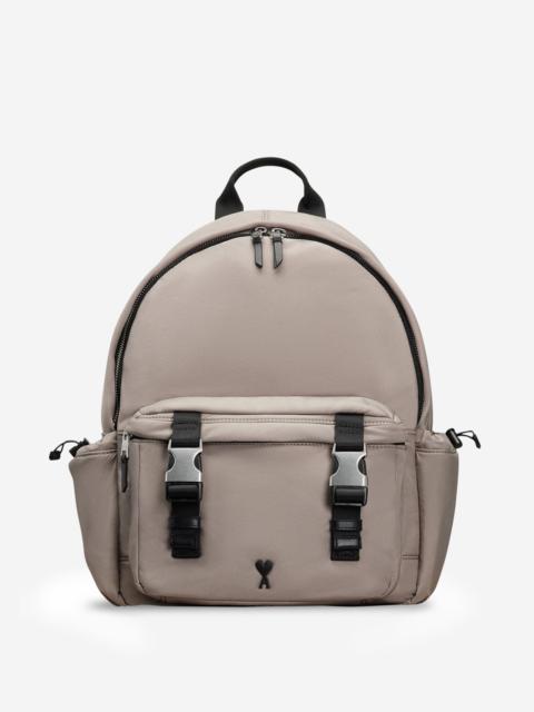 AMI Paris LOGO NYLON BACKPACK