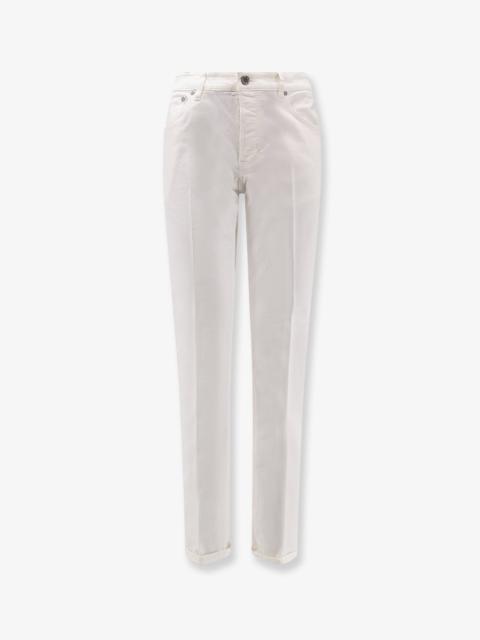 Other Designers Pt Torino Reggae White Denim Trousers