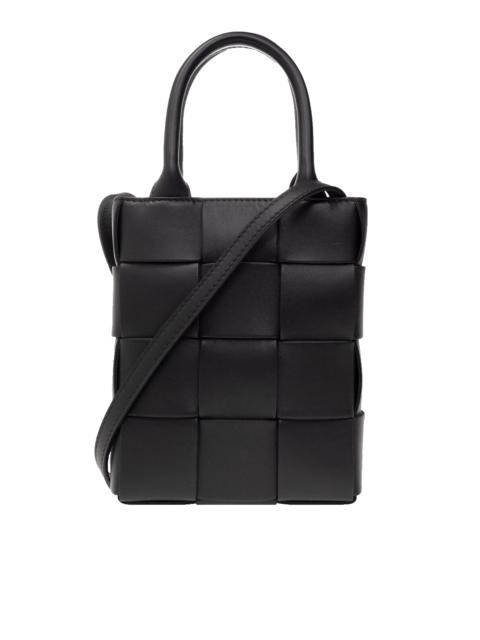 Bottega Veneta Bottega Veneta Cassette Mini N/S Black Top Handle