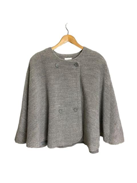 Other Designers Archival Clothing - Iberis wool double breasted poncho