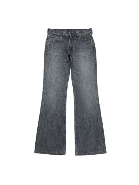 Levi's Vintage Levis 517 Faded Black Denim Flare Jeans Hedi Slimane