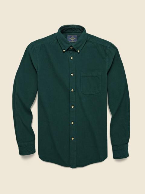 Portuguese Flannel Corduroy Lobo Shirt - Green