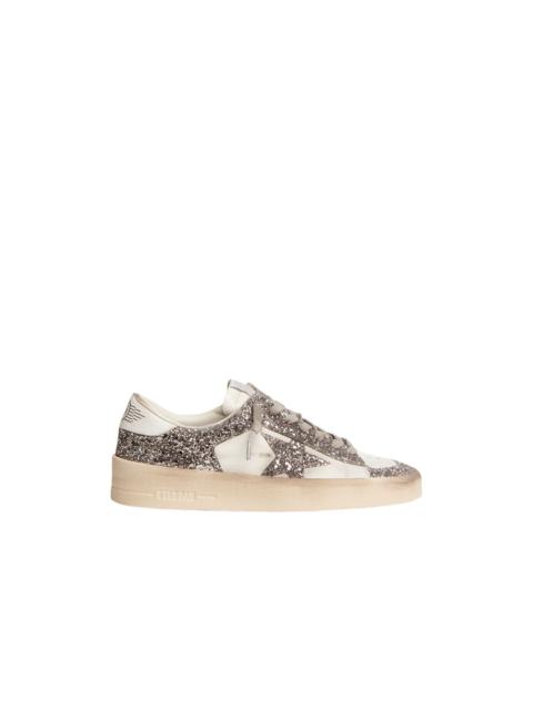 Golden Goose GOLDEN GOOSE Stardan Women's White/Silver Glitter Sneakers N