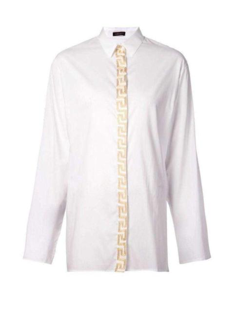 Embroidered Placket Shirt