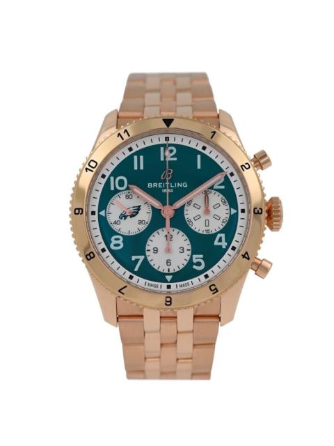 BREITLING Breitling Classic Avi Chronograph Automatic Digital Chronometer Green Dial Men's Watch R233802A1L1R1