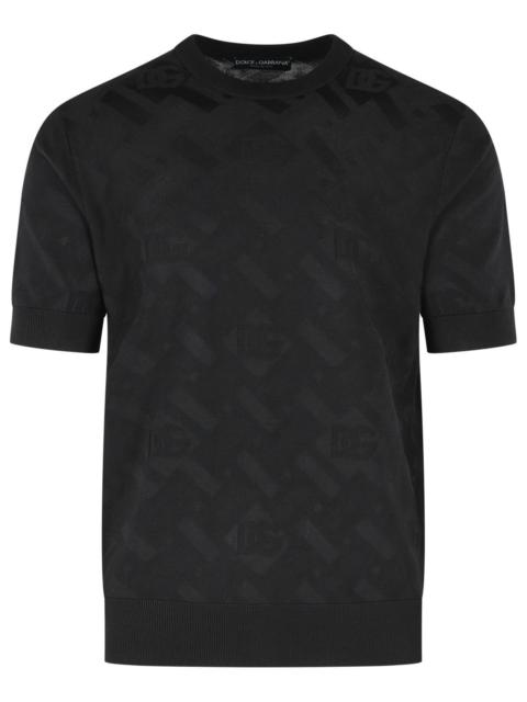 Dolce & Gabbana Dolce & Gabbana Black Silk Sweater