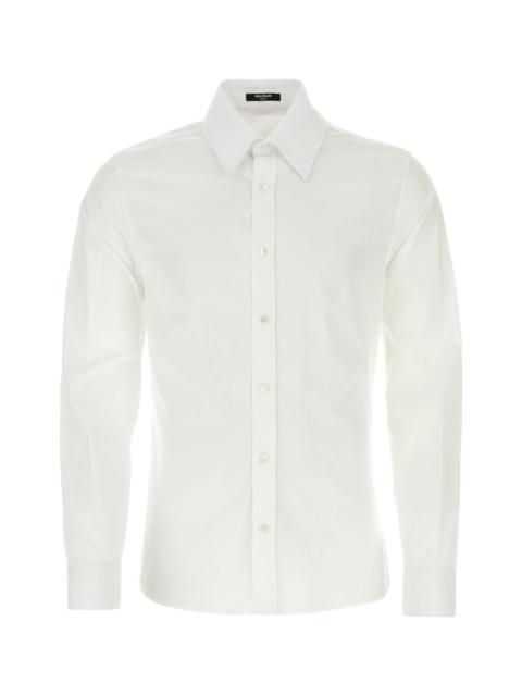 White Poplin Shirt