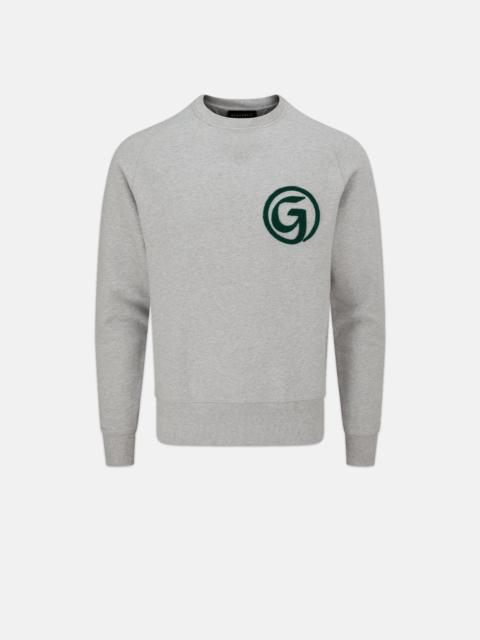 GLOVERALL Unisex 'G' Embroidered Sweatshirt Grey