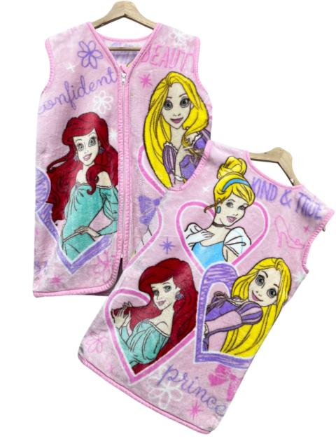Other Designers DOPE❤️Vintage Disney PRINCESS Character Fluffy Fleece Vest