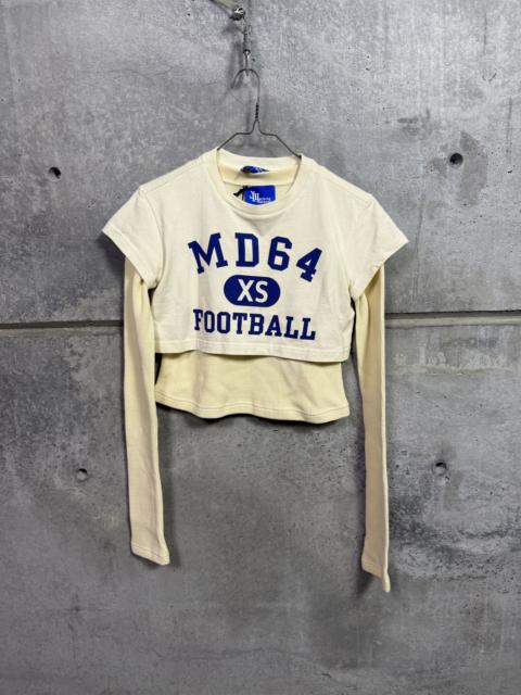 Other Designers $500 Marking Distance Beige Cheerleader T-Shirt