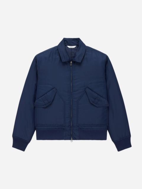 3sixteen CWU Flight Jacket - Blue Aviator Satin