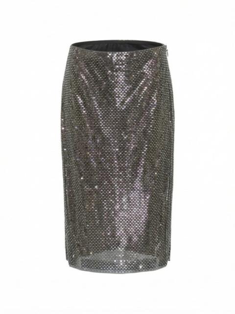 self-portrait Self-Portrait Women Rhinestone Midi Skirt