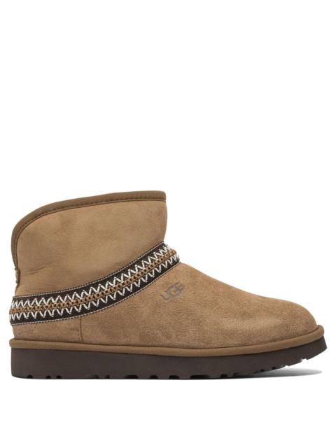 UGG Ugg "classic Mini Crescent" Ankle Boots