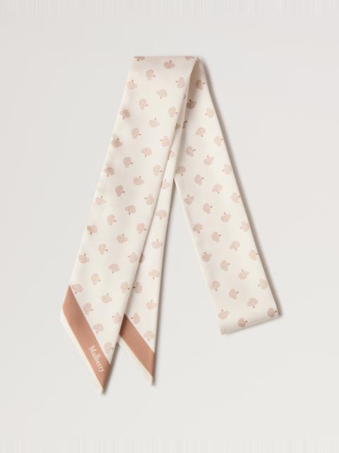 Mulberry Skinny Scarf - Mulberry Tree
Eggshell Recycled Polyester
