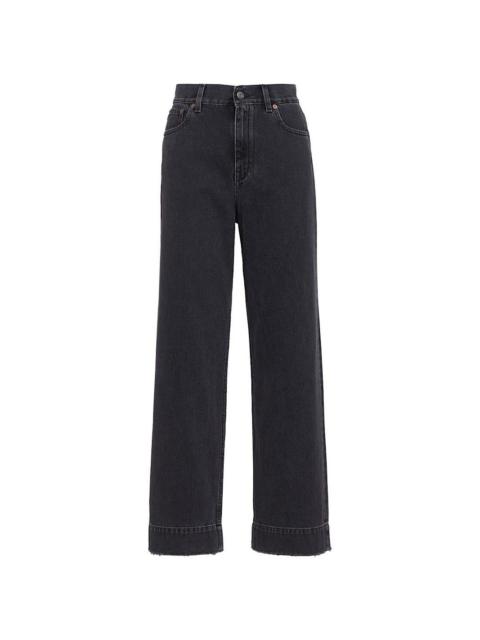 Chloé CHLOE Straight Leg Black Denim Jeans New & Authentic (Women'