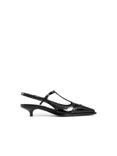Miu Miu Miu Miu Leather Slingback Pumps Women