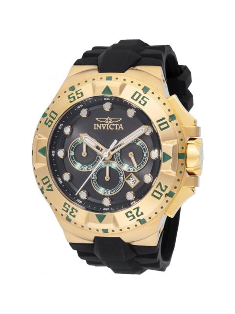 Other Designers Invicta Excursion Chronograph GMT Quartz Black Dial Men's Watch 48537