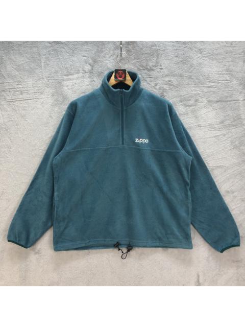 Other Designers ZIPPO HALF ZIP TURTLE NECK FLEECE #