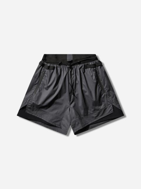 GR10K Men's Popelin Trail Shorts Charcoal