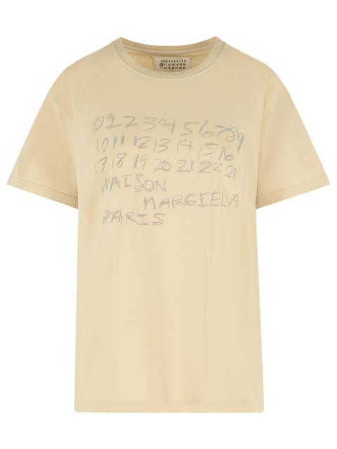 Maison Margiela Maison Margiela Ivory Cotton Polo Shirt Women