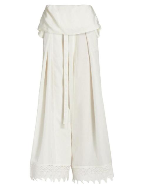 Loewe Ibiza Macramé Belted Trousers
