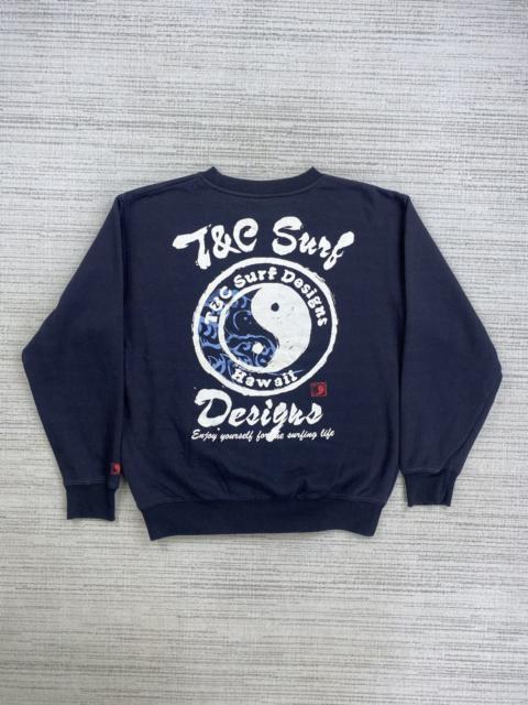 Other Designers Japanese Brand × Vintage - Vintage T&C Surf Big Spellout Backhit Sweatshirt