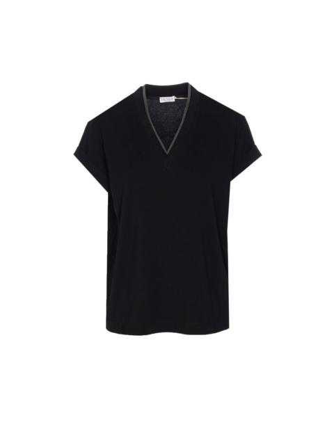 Brunello Cucinelli Brunello Cucinelli Women T-Shirt With Precious Neckline