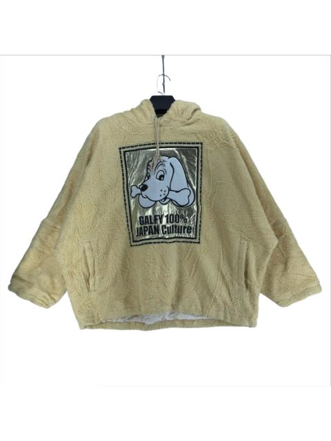 Other Designers Japanese Brand - Galfy 100% Japan Culture Big Logo Fleece Hoodie #2626-104