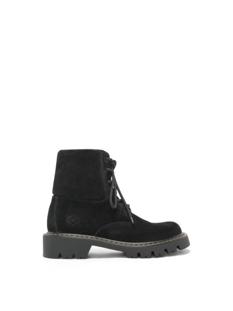 Sierra combat boot in suede