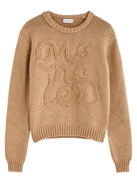 Moncler Moncler Logo-embroidered Cotton Jumper