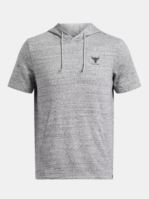 Under Armour Men's Project Rock Terry Short Sleeve Hoodie