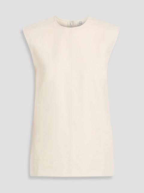 TOTEME Cotton-twill top