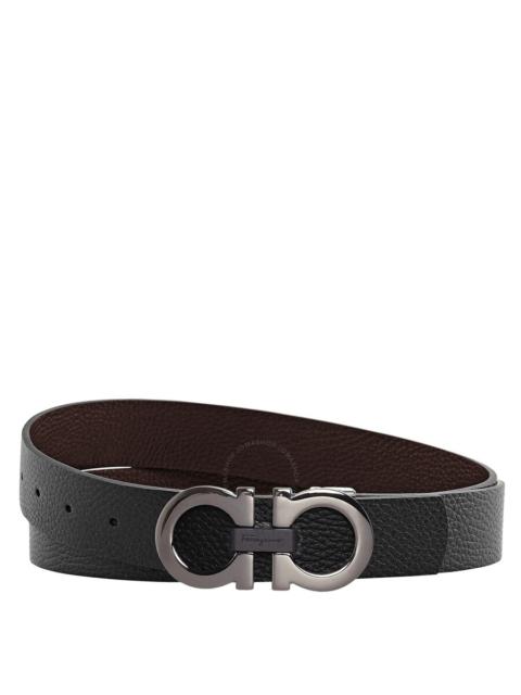 FERRAGAMO Salvatore Ferragamo Men's Reversible And Adjustable Gancini Belt