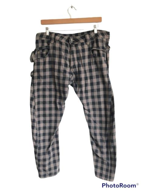 Other Designers Vintage Tartan Pants Bondage Kapital Style