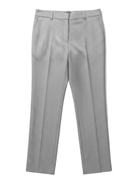 TOTEME Low Waist Fluid Trouser in Grey Melange