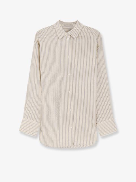 TOTEME Toteme Oversized Striped Silk Shirt