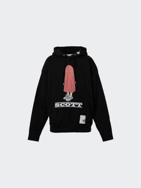 Maison MIHARAYASUHIRO Scott Printed Hoodie Black
